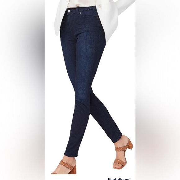 Paige HOXTON Ankle dark  blue wash denim jeans Sz 26 - Picture 15 of 15